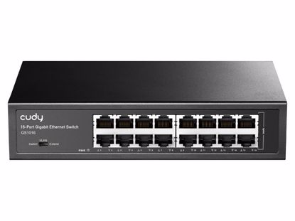 Fotografija izdelka Switch CUDY GS1016, 16-Port, Gigabit, Unmanaged