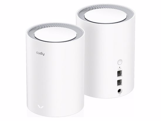 Fotografija izdelka Mesh sistem CUDY M3000 (2-Pack), AX3000 2.5G Wi-Fi 6