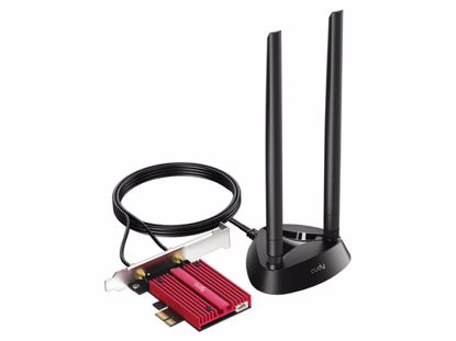 Fotografija izdelka PCI-E brezžični adapter CUDY WE9300S, BE9300 Tri-Band Wi-Fi 7, Bluetooth 5.4, Intel BE200