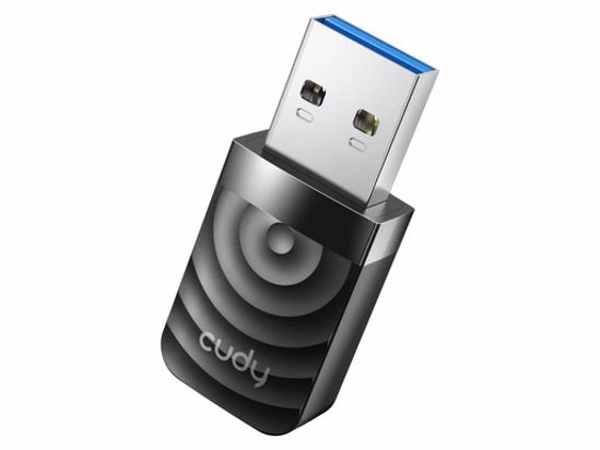 Fotografija izdelka USB brezžični adapter CUDY WU1300S, AC1300 Wi-Fi 5, USB 3.0