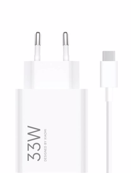 Fotografija izdelka Xiaomi 33W polnilni adapter USB-A, 3A USB-A na USB-C 3A kabel priložen