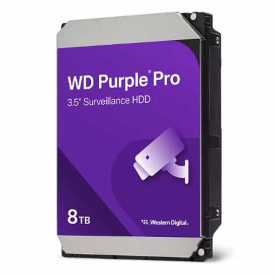 Fotografija izdelka WD Purple Pro Smart 8TB Surveillance 3,5" SATA3 256MB 7200rpm WD8002PURP trdi disk