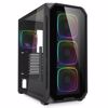 Fotografija izdelka SHARKOON AK5G RGB midiATX okno črno ohišje