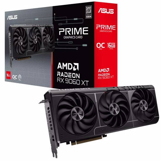 Fotografija izdelka ASUS Prime Radeon RX 9060 XT 16GB GDDR6 PRIME-RX9060XT-O16G grafična kartica
