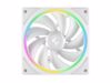 Fotografija izdelka Ventilator za ohišje DeepCool FL12 SE 3-IN-1 WH ARGB PWM 120mm, 3 Pack, bel