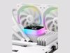 Fotografija izdelka Komplet za tekočinsko hlajenje AIO Liquid Cooler DeepCool LQ360 ULTRA WH, 360mm, LCD, ARGB, bel