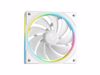Fotografija izdelka Komplet za tekočinsko hlajenje AIO Liquid Cooler DeepCool LM360 WH, 360mm, LCD, ARGB, bel