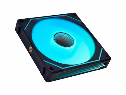 Fotografija izdelka Ventilator za ohišje Lian Li UNI FAN SL-INF 140 Reverse Blade, ARGB, PWM, 140mm, črn