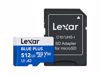 Fotografija izdelka Spominska kartica Lexar BLUE PLUS, Micro SDXC, 512GB, 170MB/s, U3, V30, A2, UHS-I, z adapterjem