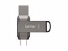 Fotografija izdelka USB ključek Lexar JumpDrive Dual Drive D400, 256GB, USB 3.1 Type-C, 130 MB/s