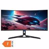 Fotografija izdelka LENOVO Legion R34w-30 86,36cm (34") UWQHD VA 180Hz DP/HDMI HDR10 Freesync zvočniki ukrivljen monitor