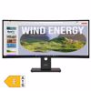 Fotografija izdelka LENOVO ThinkVision T34WD-40 86,36cm (34") UWQHD VA 120Hz DP/HDMI/USB-C HDR10 Freesync ukrivljen monitor