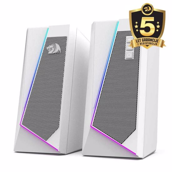 Fotografija izdelka REDRAGON ANVIL GS520 RGB ZVOČNIK BELE BARVE