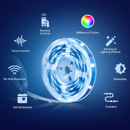 Fotografija izdelka TP-LINK Tapo L900-5 Smart Wifi RGB LED 5m pametni trak