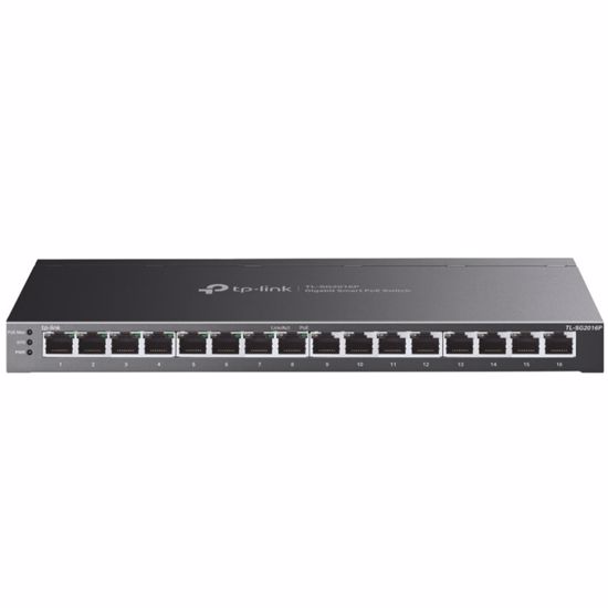 Fotografija izdelka TP-LINK Omada SG2016P 16-port Gigabit Smart 8xPoE+ 120W mrežno stikalo-switch