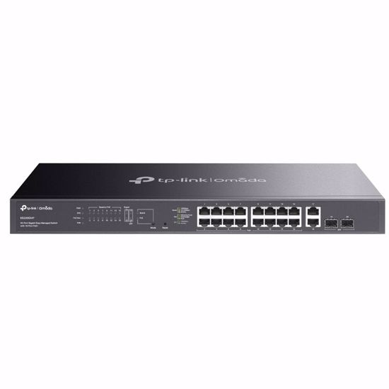 Fotografija izdelka TP-LINK Omada ES220GMP 20-port gigabit 16xPoE+ 2x SFP managed mrežno stikalo-switch