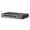 Fotografija izdelka TP-LINK Omada DS106GPP 6-port gigabit 3x PoE+ 1x PoE++ unmanaged mrežno stikalo-switch