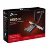 Fotografija izdelka TP-LINK Archer TBE400E BE6500 WiFi7 Bluetooth 5.4 Tri-Band PCI express mrežna kartica