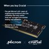 Fotografija izdelka Crucial 32GB DDR5-4800 SODIMM PC5-38400 CL40, 1.1V