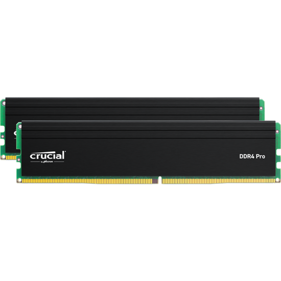 Fotografija izdelka Crucial Pro 32GB Kit (2x16GB) DDR4-3200 DIMM PC4-25600 CL22, 1.2V