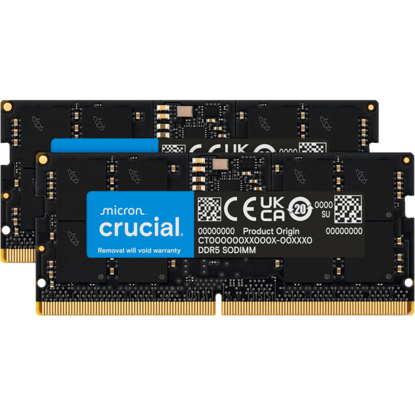 Fotografija izdelka Crucial 32GB Kit (2x16GB) DDR5-5600 SODIMM CL46, 1.1V