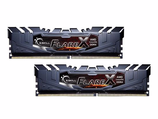 Fotografija izdelka RAM DDR4 16GB Kit (2x 8) PC4-25600 3200MT/s CL16 1.35V, G.SKILL Flare X AMD