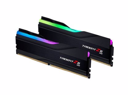 Fotografija izdelka RAM DDR5 64GB Kit (2x32GB) PC5-51200 6400MT/s CL32 1.40V, G.SKILL Trident Z5 RGB, Intel XMP