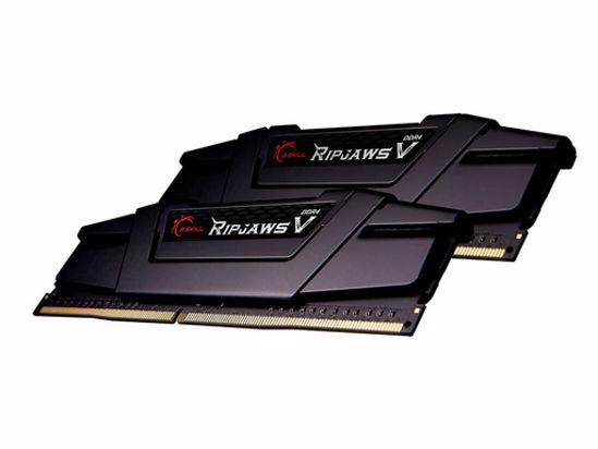 Fotografija izdelka RAM DDR4 32GB Kit (2x 16) PC4-28800 3600MT/s CL16 1.35V, G.SKILL Ripjaws V, črn