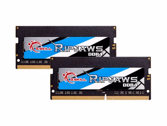 Fotografija izdelka RAM SODIMM DDR4 32GB Kit (2x 16GB) PC4-25600 3200MT/s, CL22, 1.2V, G.SKILL Ripjaws