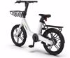 Fotografija izdelka MS ENERGY PULSEURBAN c20 električno kolo, cestno / mestno, 20 x 2.125″, 250W motor, 36V 9.6Ah 345Wh baterija, do 70km, mehanske disk zavore, vzmetne vilice, LED zaslon, belo