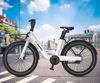 Fotografija izdelka MS ENERGY CITYZEN C102 električno kolo, cestno / mestno, 24 x 3", 250W motor, 36V 9.6Ah 345Wh baterija, do 70km, mehanske disk zavore, vzmetne vilice, LED zaslon, belo