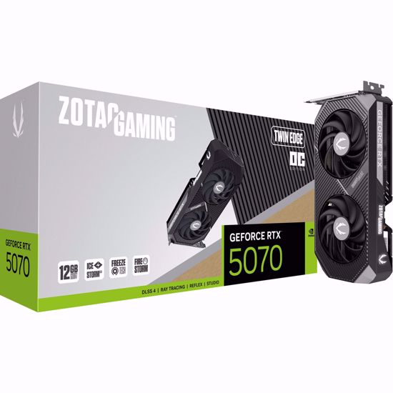 Fotografija izdelka Zotac GeForce RTX 5070 Twin Edge OC Bela 12GB GDDR7 (DLSS 4, 3x DisplayPort, 1x HDM)