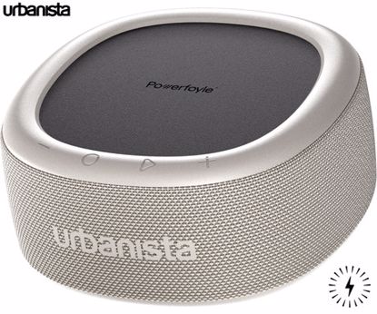 Fotografija izdelka URBANISTA MALIBU prenosni SOLARNI zvočnik, solarno polnjenje, Bluetooth® 5.2, TWS / Stereo Link, polnilna baterija, brezplačna aplikacija, IP67 vodoodpornost, USB Type-C, siv (Desert Gray)