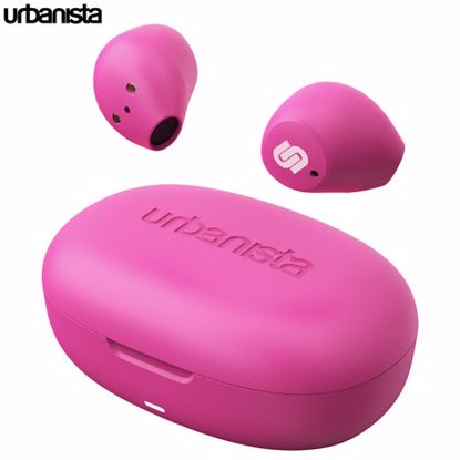 Fotografija izdelka URBANISTA LISBON brezžične slušalke, Bluetooth 5.2, TWS, do 27 ur predvajanja, roza (Blush Pink)