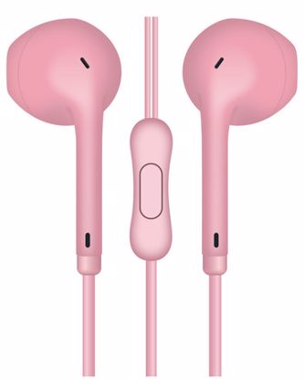 Fotografija izdelka PLATINET FH770 Macaroon žične slušalke z mikrofonom, roza