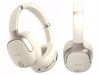 Fotografija izdelka MANTA RYTMO ELEGANCE brezžične naglavne slušalke, Bluetooth 5.3, Hybrid ANC, polnilna baterija, do 50 ur, zložljive, 4x mikrofon, USB Type-C, AUX, +torbica, bež (Creamy White)