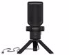 Fotografija izdelka GENESIS RADIUM 250 profesionalni mikrofon, namizni / studijski, 192kHz, POP filter, gumb MUTE / GAIN, jack 3.5mm, USB Type-C, PC, RGB LED osvetlitev, črn