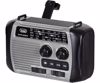 Fotografija izdelka TREVI RA 7F30 BT DYNAMO radijski sprejemnik, 3v1, FM Radio, zvočnik, teleskopska antena, polnilna baterija, solarni panel, LED svetilka, retro izgled, prenosen, FM / AM / SW, USB, microSD, sivo-črn
