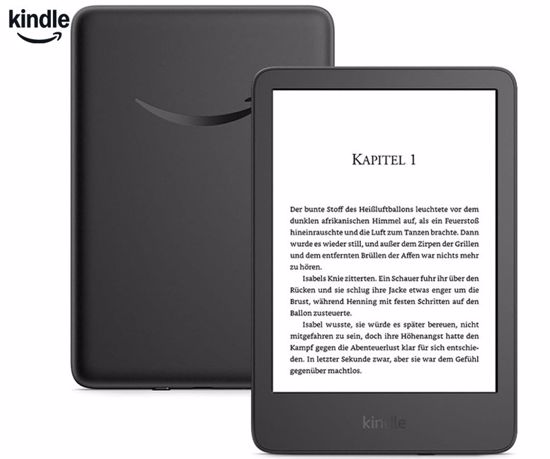 Fotografija izdelka AMAZON KINDLE Paperwhite e-bralnik, 12. Gen, 7", 16GB, Dual WIFI, Bluetooth, 3000mAh polnilna baterija, prednja osvetlitev, IPX8 vodoodpornost, USB Type-C, črn (Metallic Black)
