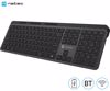 Fotografija izdelka Natec MEDUSA brezžična tipkovnica, profesionalna, Bluetooth / USB 2.4GHz, X-SCISSORS tiha stikala, polnilna baterija, 21 multimedijskih tipk, Windows / Android / Linux / MacOS, USB Type-C, črna