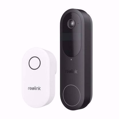 Fotografija izdelka Reolink DOORBELL D340B IP video zvonec + CHIME zvonec, 4MP 2K+ Super HD, WIFI, 180° snemalni kot, 7000mAh baterija, AI zaznavanje, Night Vision, dvosmerna komunikacija, pametni alarm, IP65