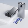 Fotografija izdelka ALLITY ATK 5v1 komplet dodatne opreme, 18-predelni organizator / torbica, 20.000mAh 22.5W powerbank, 20W GaN adapter / polnilec, 1m 60W USB-C / USB-C kabel, 3x silikonska vezica, črn