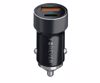 Fotografija izdelka FOREVER CC-06 avto polnilec, 20W, 12-24V, 1x USB Type-A, 1x USB Type-C, univerzalna kompatibilnost, Power Delivery, Quick Charge, + kabel, črn