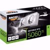Fotografija izdelka Inno3D GeForce RTX 5060 Ti TWIN X2 OC WHITE 8GB (DLSS 4, 3x DisplayPort, 1x HDMI 2.1)