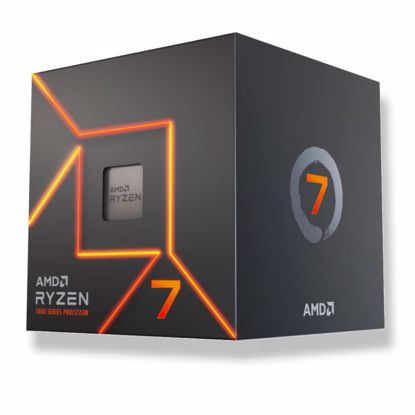 Fotografija izdelka AMD Ryzen 7 7700 3,8/5,3GHz 32MB AM5 65W Wraith Prism hladilnik BOX procesor