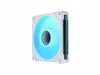 Fotografija izdelka Ventilator za ohišje Lian Li UNI FAN SL-INF Wireless 140 Reverse Blade ARGB, PWM, 140mm, bel
