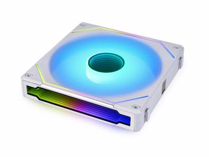 Fotografija izdelka Ventilator za ohišje Lian Li UNI FAN SL-INF Wireless 140 ARGB, PWM, 140mm, bel