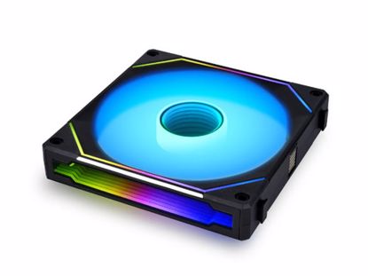 Fotografija izdelka Ventilator za ohišje Lian Li UNI FAN SL-INF Wireless 140 ARGB, PWM, 140mm, črn