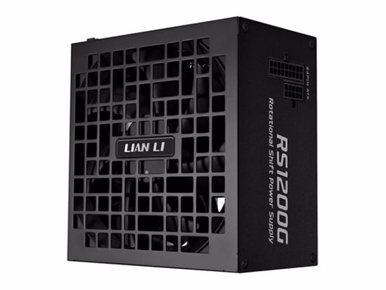Fotografija izdelka Napajalnik ATX Lian Li RS 1200W, 80 PLUS Gold, 12V-2×6, HUB, Modularen, črn