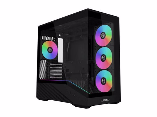 Fotografija izdelka Računalniško ohišje Lian Li Vector V100 MINI, Micro-ATX, kaljeno steklo, črno